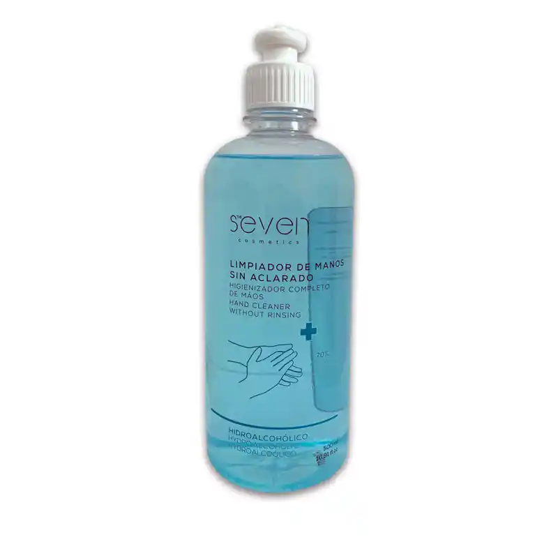Limpiador Manos Hidroalcohólico 500Ml Seven Limpiadores