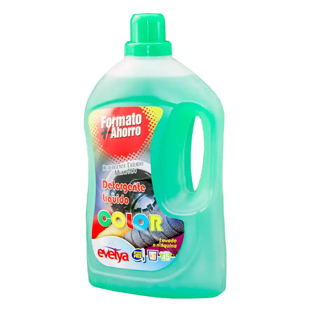Ropa de Color 3l Evelya Detergentes lavadora