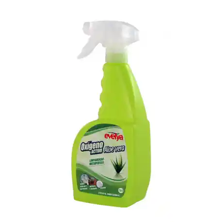 Limpiadores Oxígeno Activo Aloe Vera 750cc Evelya Sprays