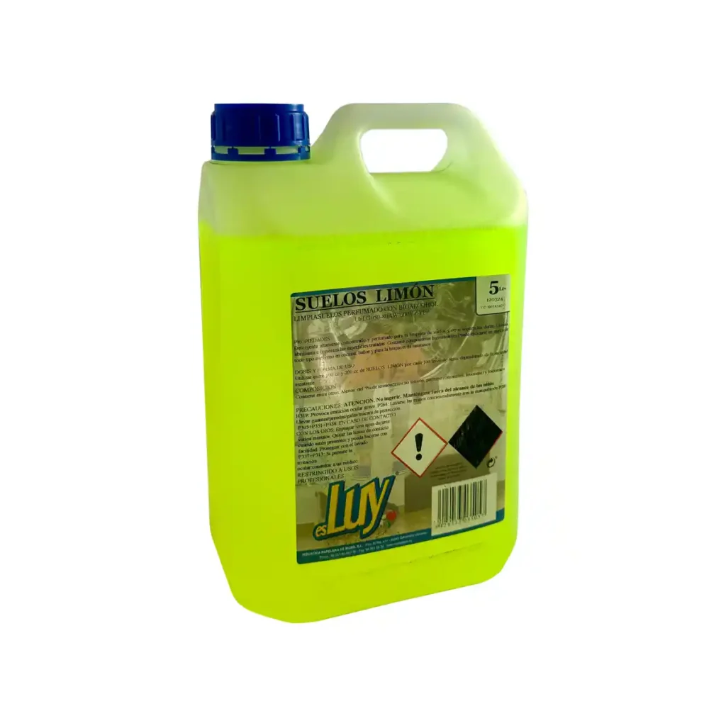 Limpia Suelos Limón con Bioalcohol 5l Luy Fregasuelos